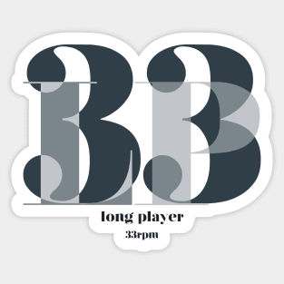 Long Player Sticker